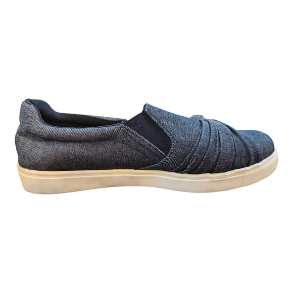 Brash womens sz 6 comfort shoes blue slip on with knot casual - Picture 7 of 12